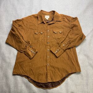 Rockmount Ranch Wear Tru-West Shirt Men's 2XL Relaxed Fit USA Made Pearl Snap